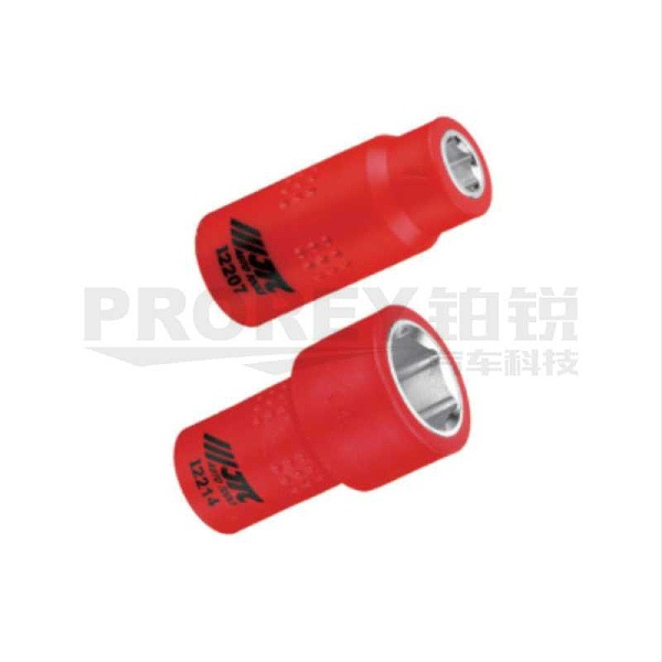 JTC JTCI4221 1/2英寸系列双色绝缘6角公制套筒21mm