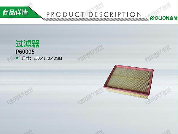 GW-140060485-宝隆-P60005过滤器250×170×8mm-1