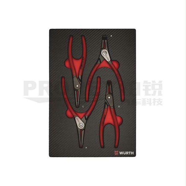 Wurth 伍尔特 0965905602 4件卡簧钳组套