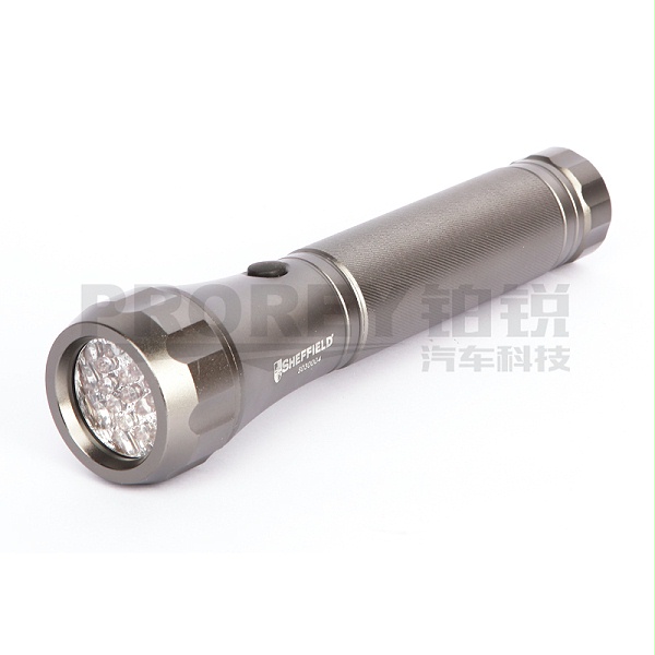 GW-130033844-钢盾 S030004 高强度铝合金手电筒（2节1号电池）20LED