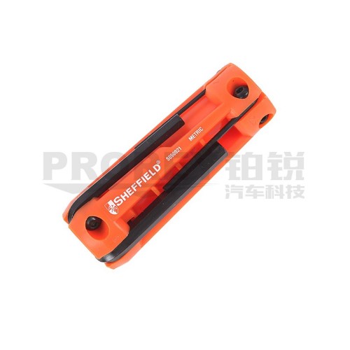 钢盾 S050021 8件套折叠式公制内六角扳手