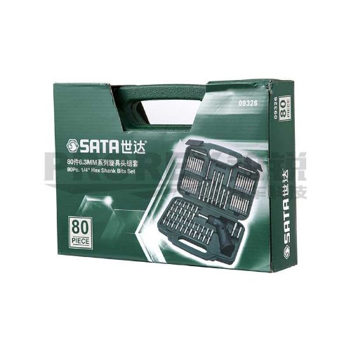 世达 09326 80件6.3mm系列旋具头组套