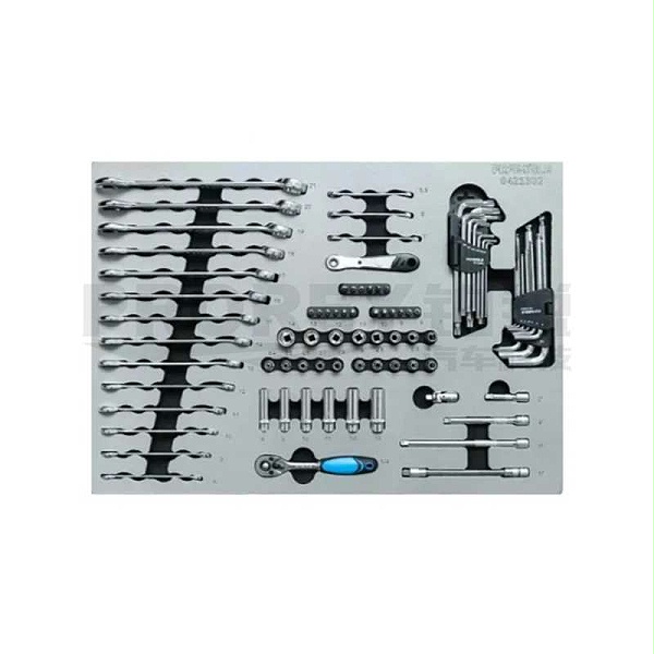 飞鹰 0421302 84件-1/4英寸 套筒扳手与两用扳手工具托