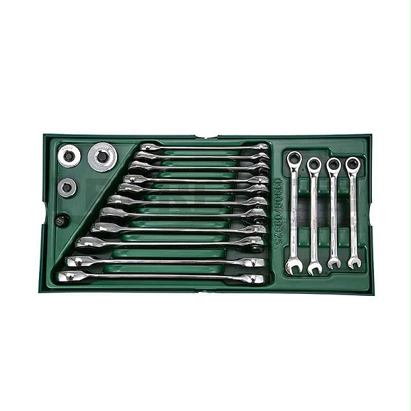GW-130050146-世达 09908 工具托组套-19件全抛光两用快扳-5