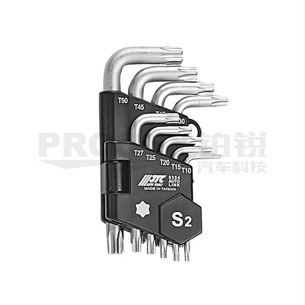 JTC5354-T20H L型短星型扳手组9PCS-T20H