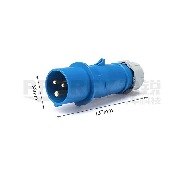 正泰 220V 16A 航空级工业三芯插头