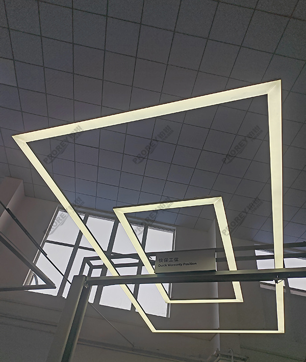 山东上汽大众4S店-烟台锦泽途项目工位灯