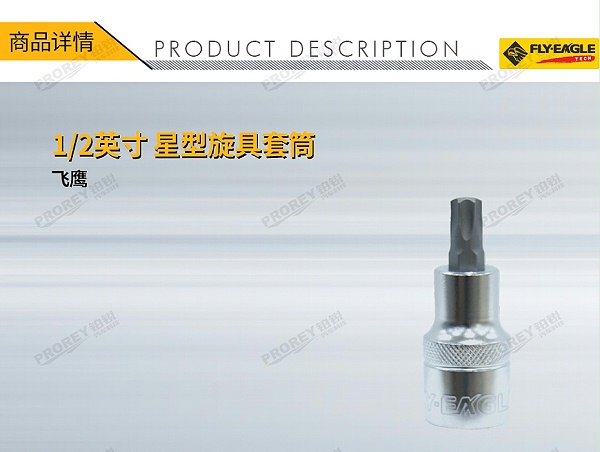 GW-130036303-飞鹰 1312630 12英寸xL55旋具套筒 星型 T20-1