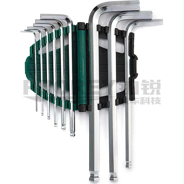 GW-130050540-世达 09105 9件加长球头内六角扳手组套-2