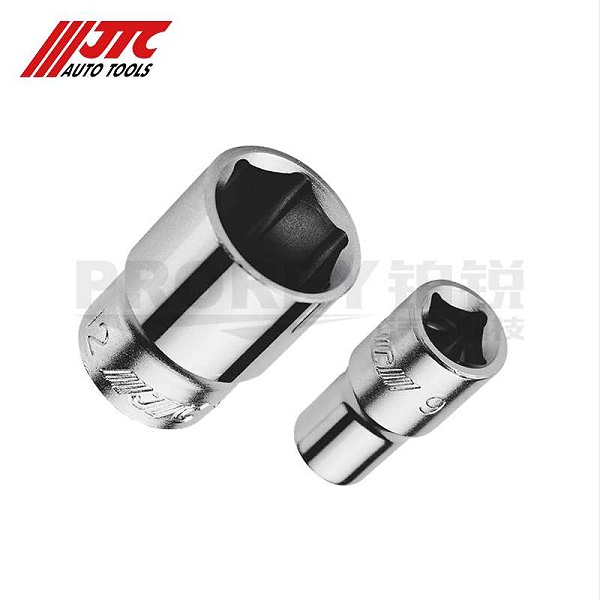 JTC JTC22504 1/4英寸 手动短六角套筒4mm