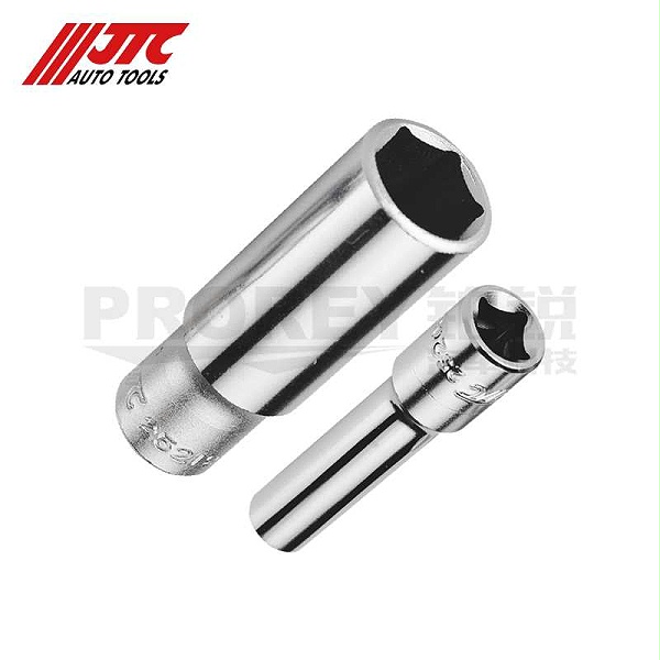 JTC JTC25204 1/4英寸 手动长六角套筒4mm