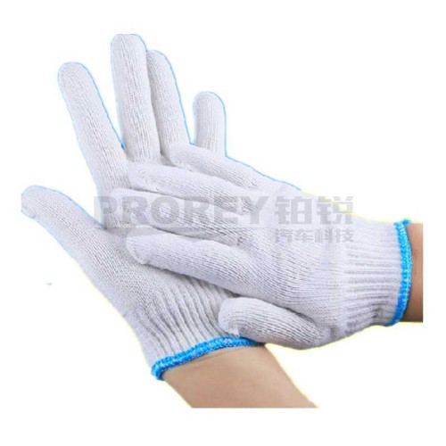 LOCAL 毛纺棉特一级600克(白色蓝边) 线手套