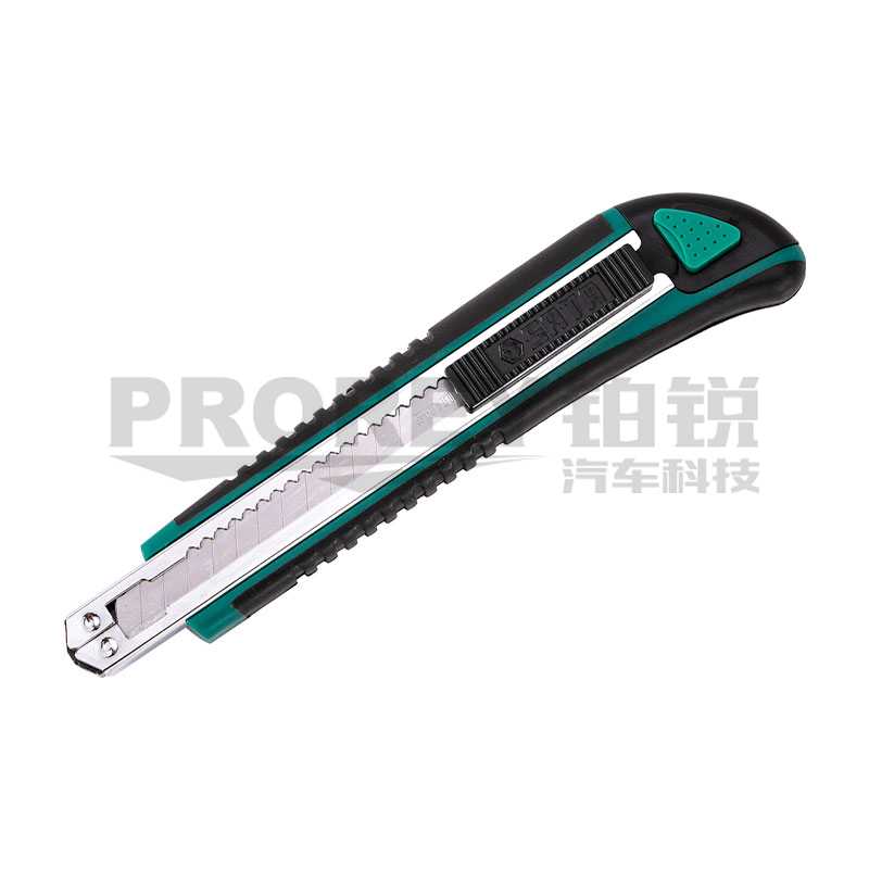 GW-130053766-世达 93427 橡塑柄推钮美工刀13节9x80mm-1主图