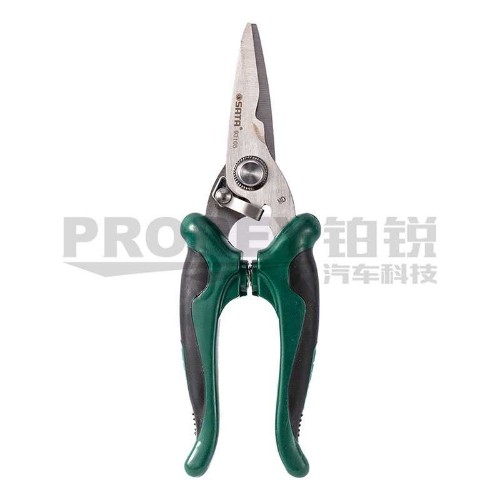 世达 93105 双色柄强力电工多用剪7英寸