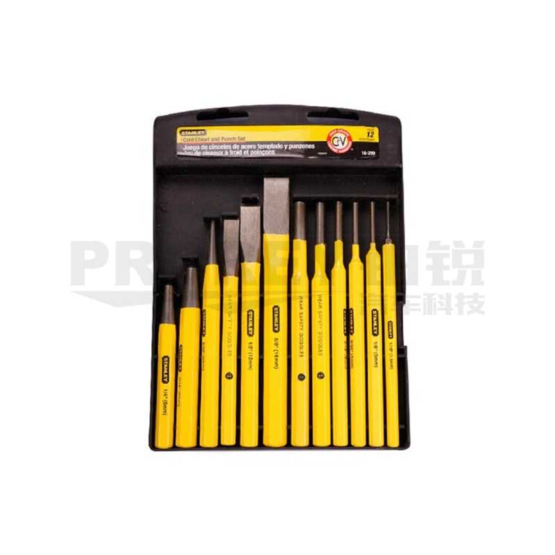 STANLEY 史丹利 16-299-23 12件套冲凿