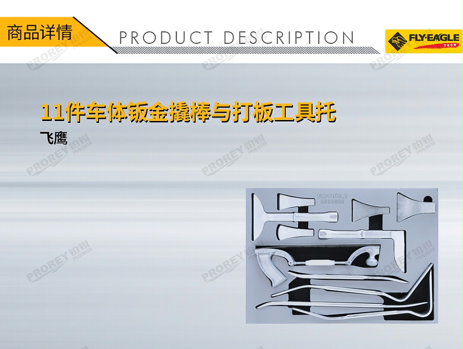 GW-130040688-飞鹰 0350800 11件-车体钣金撬棒与打板工具托-1