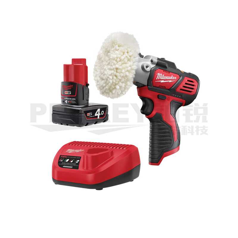 美沃奇 Milwaukee M12BPS-402 M12电动抛光机(两电一充)