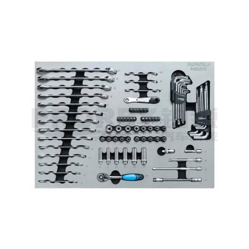 飞鹰 0421302 84件-1/4英寸 套筒扳手与两用扳手工具托