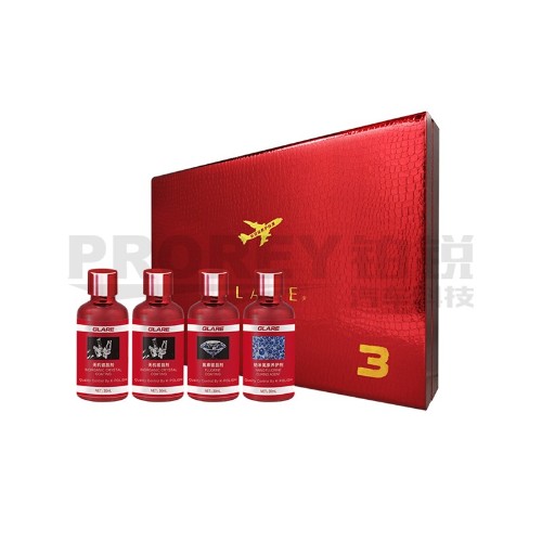 GLARE格耐 GL-012(4瓶/套) 3层无机叠加氟素镀晶