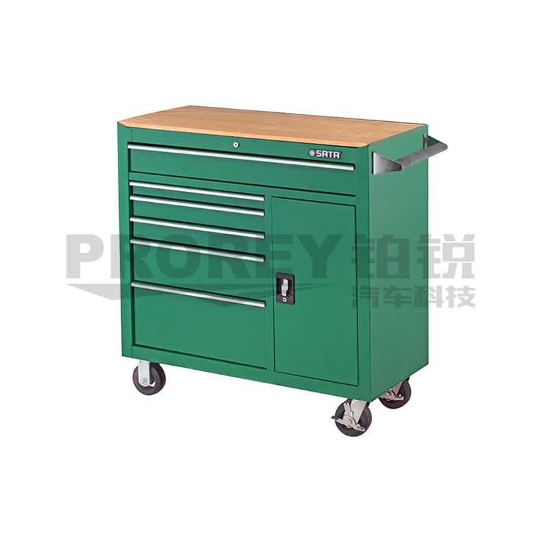 GW-130050098-世达 95109 八抽屉柜型工具车1035x457x897mm-6