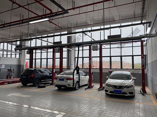 广西东风日产4S店-南宁利隆汽车销售服务有限公司-养护车间