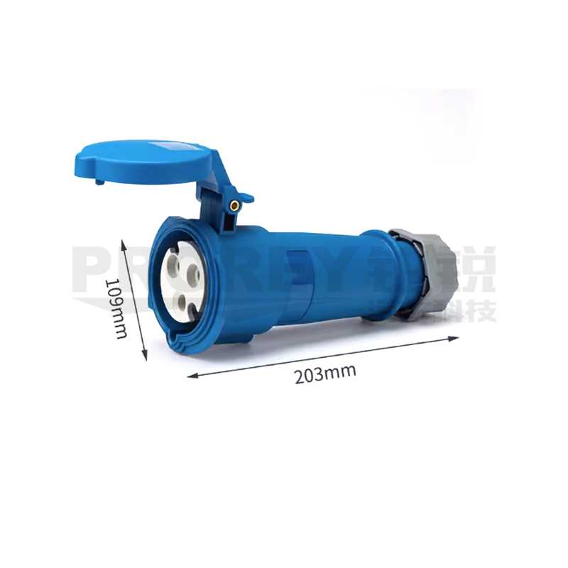 220V 16A 航空级工业三芯连接器
