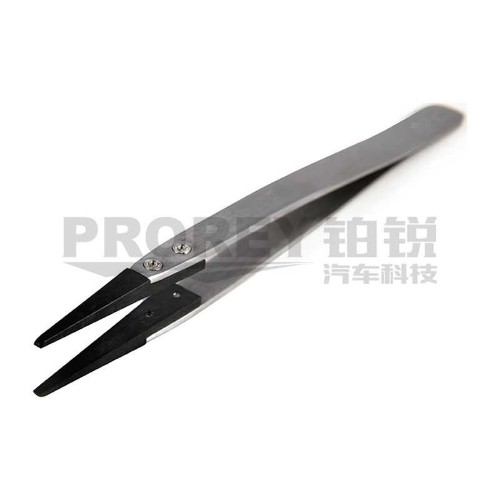 世达 03162 防静电宽头镊子130mm